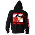 Black - Back - Metallica Unisex Adult Kill Em All Full Zip Hoodie