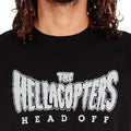 Black - Side - The Hellacopters Unisex Adult Head Off T-Shirt