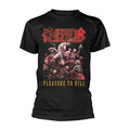 Black - Front - Kreator Unisex Adult Pleasure To Kill T-Shirt