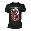 Black - Front - Fear Factory Unisex Adult Genexus Skull Poster T-Shirt