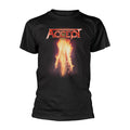 Black - Front - Accept Unisex Adult Flying V T-Shirt