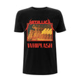 Black - Front - Metallica Unisex Adult Whiplash T-Shirt