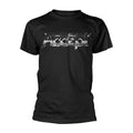 Black - Front - Accept Unisex Adult 3D Logo T-Shirt