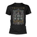 Black - Front - Trivium Unisex Adult Skelly Frame T-Shirt