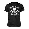 Black - Front - Metal Blade Records Unisex Adult Pirate Logo T-Shirt