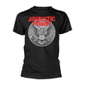 Black - Front - Agnostic Front Unisex Adult Against All Eagle T-Shirt