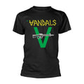 Black - Front - The Vandals Unisex Adult Peace Thru Vandalism T-Shirt