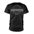 Black - Back - Fear Factory Unisex Adult Aggression Continuum T-Shirt