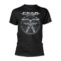 Black - Front - Fear Factory Unisex Adult Aggression Continuum T-Shirt
