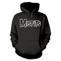 Black - Front - Misfits Unisex Adult Skull Hoodie