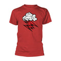 Red - Front - The Hellacopters Unisex Adult Grace Cloud T-Shirt