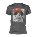 Black - Front - Death Unisex Adult Scream Bloody Gore T-Shirt
