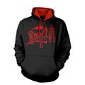 Black - Front - Death Unisex Adult Scream Bloody Gore Hoodie