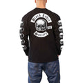 Black - Back - Black Label Society Unisex Adult Logo Long-Sleeved T-Shirt