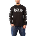 Black - Side - Black Label Society Unisex Adult Logo Long-Sleeved T-Shirt