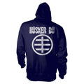 Blue - Back - Hüsker Dü Unisex Adult Circle Logo Full Zip Hoodie