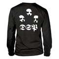 Black - Back - Mayhem Unisex Adult De Mysteriis Dom Sathanas Long-Sleeved T-Shirt