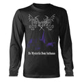 Black - Front - Mayhem Unisex Adult De Mysteriis Dom Sathanas Long-Sleeved T-Shirt