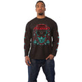 Black - Lifestyle - Clutch Unisex Adult Frankenstein Long-Sleeved T-Shirt