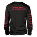 Black - Back - Metal Blade Records Unisex Adult Crushed Skulls Long-Sleeved T-Shirt