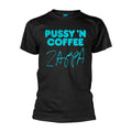 Black - Front - Frank Zappa Unisex Adult Pussy N Coffee T-Shirt