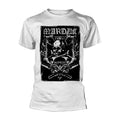 White - Front - Marduk Unisex Adult Frontschwein T-Shirt