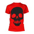 Red - Front - Gojira Unisex Adult Skull Organic T-Shirt