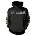 Black - Front - Burzum Unisex Adult Filosofem 2018 Logo Hoodie