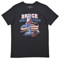 Black - Front - Bruce Springsteen Unisex Adult Tour ´84-´85 T-Shirt