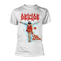 White - Front - Deicide Unisex Adult Once Upon The Cross T-Shirt