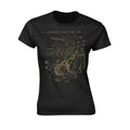 Black-Gold - Front - Harakiri For The Sky Womens-Ladies Arson T-Shirt