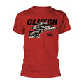 Red - Front - Clutch Unisex Adult Pure Rock Wizards T-Shirt