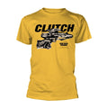 Yellow - Front - Clutch Unisex Adult Pure Rock Wizards T-Shirt
