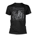 Black - Front - Burzum Unisex Adult Serpent Slayer T-Shirt