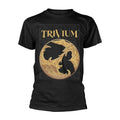 Black - Front - Trivium Unisex Adult Dragon T-Shirt