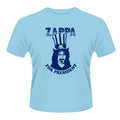 Blue - Front - Frank Zappa Unisex Adult For President T-Shirt