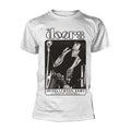 White - Front - The Doors Unisex Adult Border Line T-Shirt