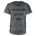 Grey - Back - Evile Unisex Adult Hell Unleashed T-Shirt
