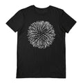 Black - Front - Vo Maria Unisex Adult Dandelions T-Shirt