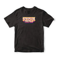 Black - Front - Stranger Things Unisex Adult Retro T-Shirt