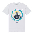 White - Front - Scarface Unisex Adult The World Is Yours T-Shirt