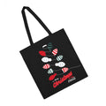 Black - Back - Coca-Cola Bottle Christmas Tote Bag