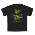 Black - Front - Coca-Cola Unisex Adult Ombre T-Shirt