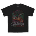 Black - Front - Coca-Cola Unisex Adult Holiday T-Shirt