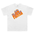 White - Front - Fanta Unisex Adult Repeat Logo T-Shirt