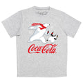 Heather Grey - Front - Coca-Cola Unisex Adult Bear T-Shirt