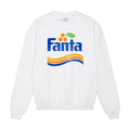 White - Front - Fanta Unisex Adult Graphic Logo Sweatshirt