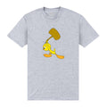 Heather Grey - Front - Looney Tunes Unisex Adult 80th Tweety Hammer T-Shirt