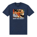 Navy Blue - Front - Friends Unisex Adult How You Doin? T-Shirt