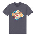 Charcoal - Front - Ren & Stimpy Unisex Adult Eediot T-Shirt